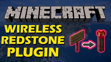 Create redstone circuits wirelessly in Minecraft with Wireless Redstone Plugin