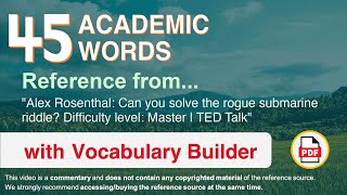 45 Academic Words Ref from \\