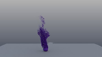 ballbouncing houdini particle smoke pop test