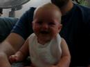 Funny Baby Laughing in Hysteria