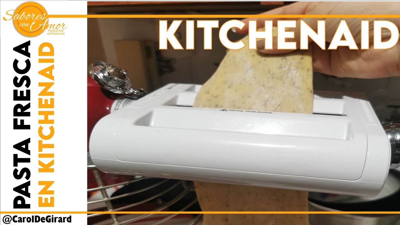 APRENDE A USAR TU KITCHENAID PASTA FRESCA INTEGRAL Receta 0026