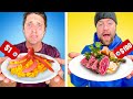 $1 vs $100 COOK OFF! *Dollar Store Budget Cooking Challenge*