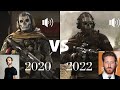 Jeff leach vs samuel roukin voice as ghost  ghost voice comparison call of duty modern warfare ii