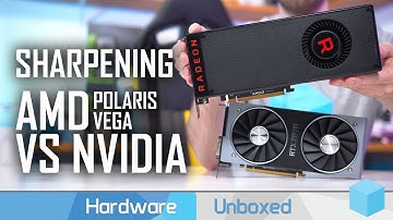 AMD Surprises! Radeon Sharpening on Vega & Polaris Tested, Compared to Nvidia