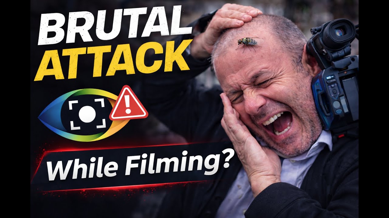 Brutal attack while filming