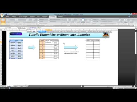 Video: Come Impostare L'ordinamento