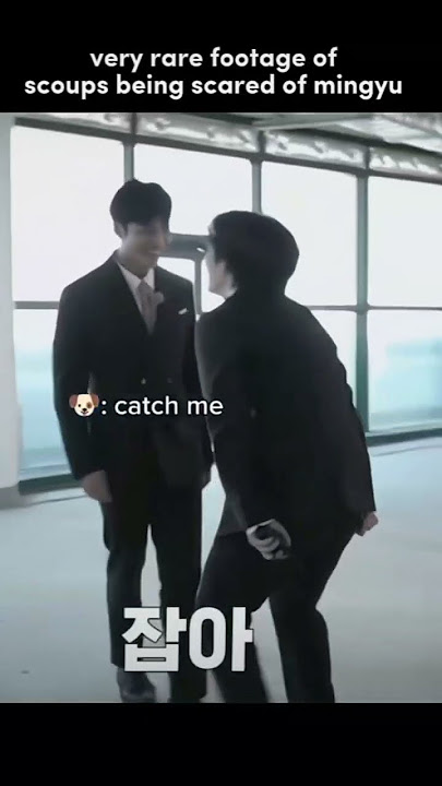Times when mingyu remembers he is big 🤣   #mingyu #scoups