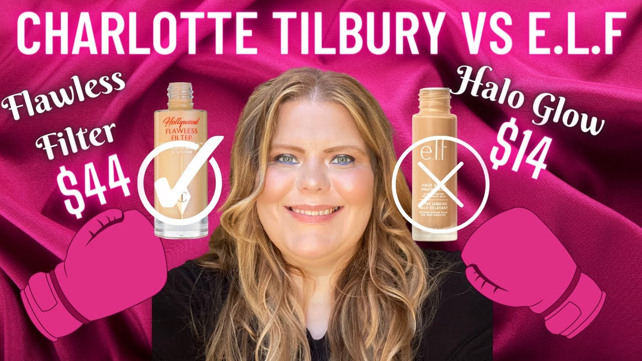 ELF Halo Glow Filter VS Charlotte Tilbury | Is it REALLY a DUPE? 