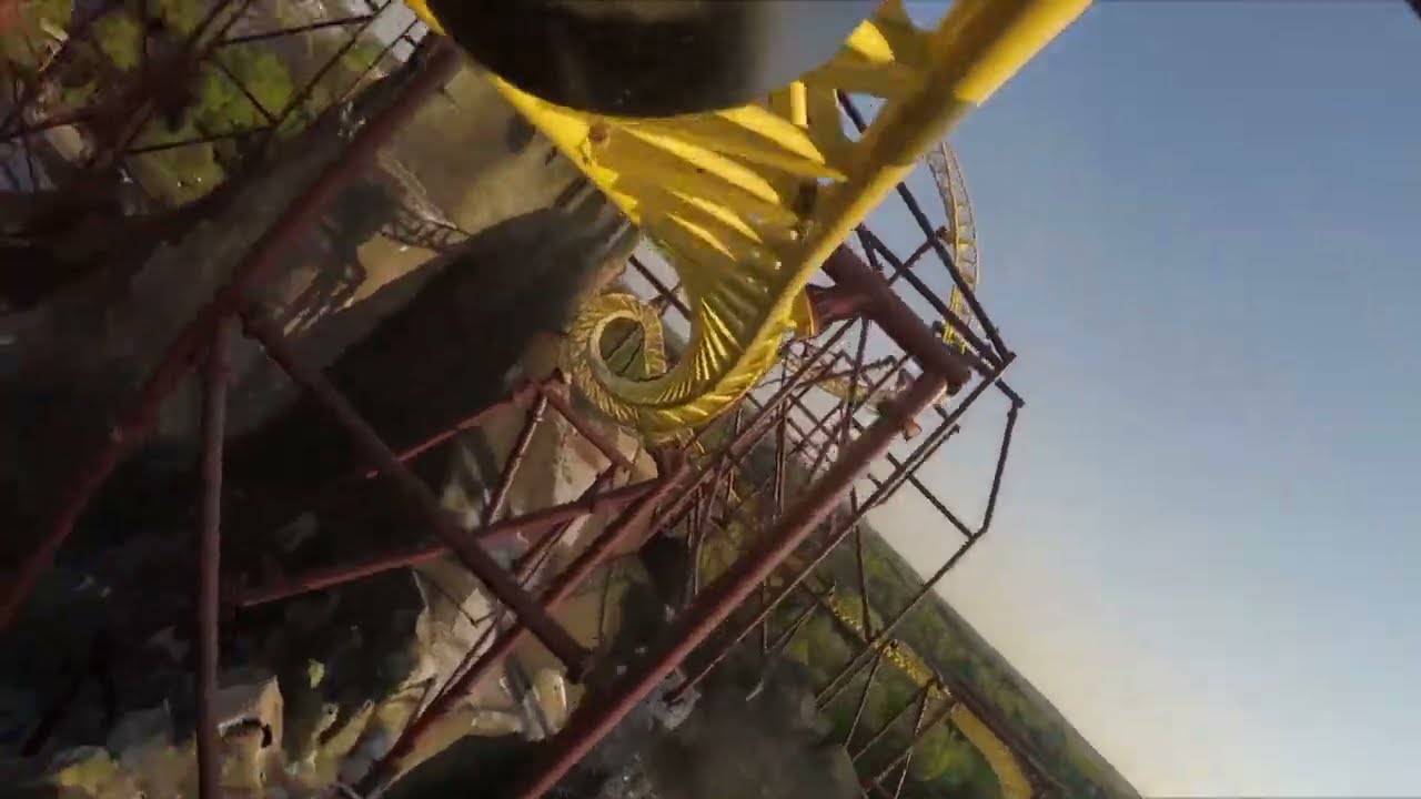 Volcano The Blast Coaster POV at Kings Dominion