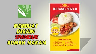 Membuat Contoh Desain Banner/Spanduk Rumah Makan Padang menggunakan Coreldraw x7