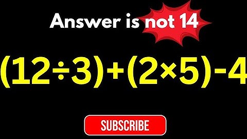 “99% People Get This Math Question Wrong! Can You Solve It Correctly?”