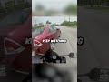 Driver Hunts Down Motorcyclist in Insane Road Rage Chase