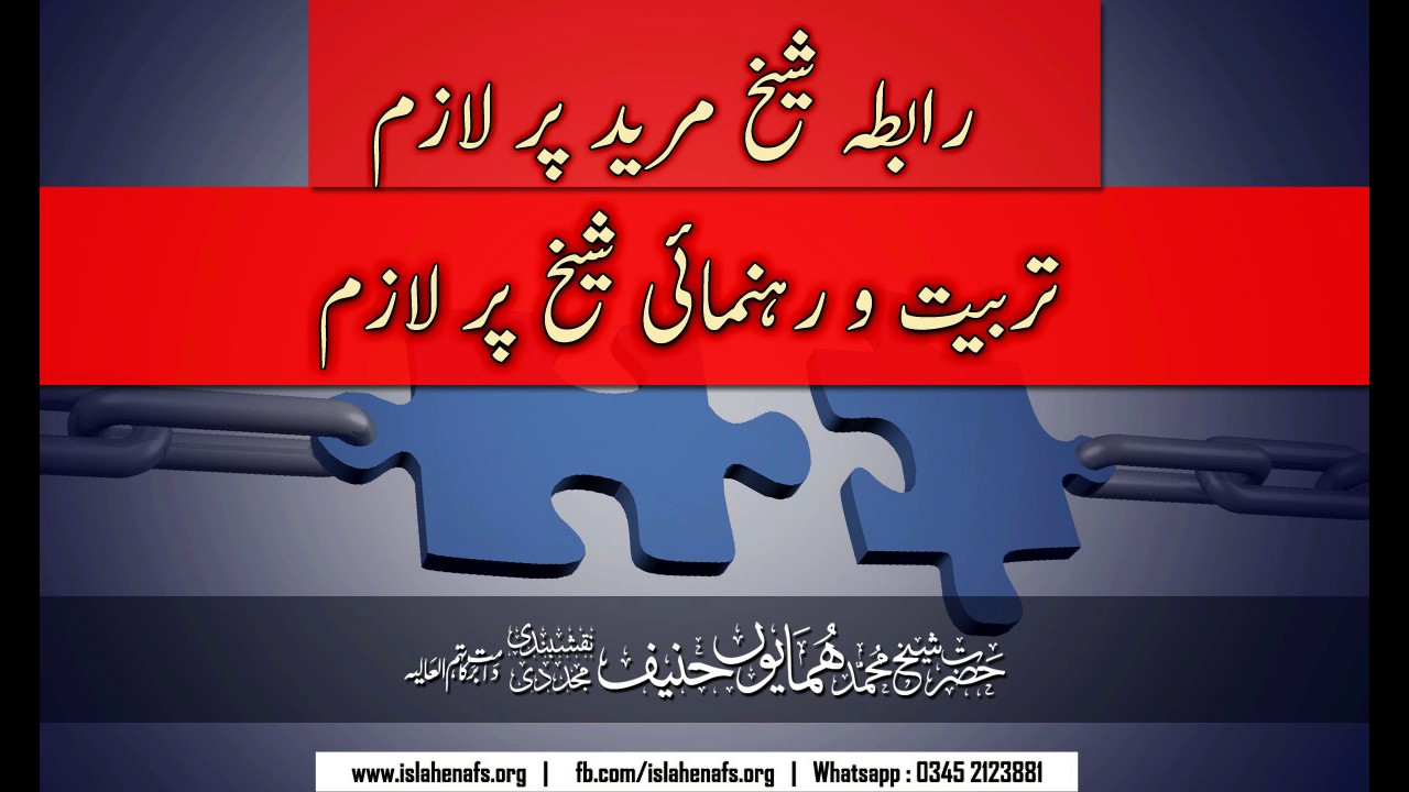 Rabta e Shaykh Mureed per Lazim Tarbiyat Shaykh per Lazim|| Shaykh Humayun Hanif Db