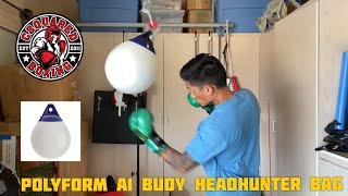 How To Make An Aqua Headhunter Punching Bag- POLYFORM A1 BUOY PERFECT FOR HEAD MOVEMENT AND PUNCHING