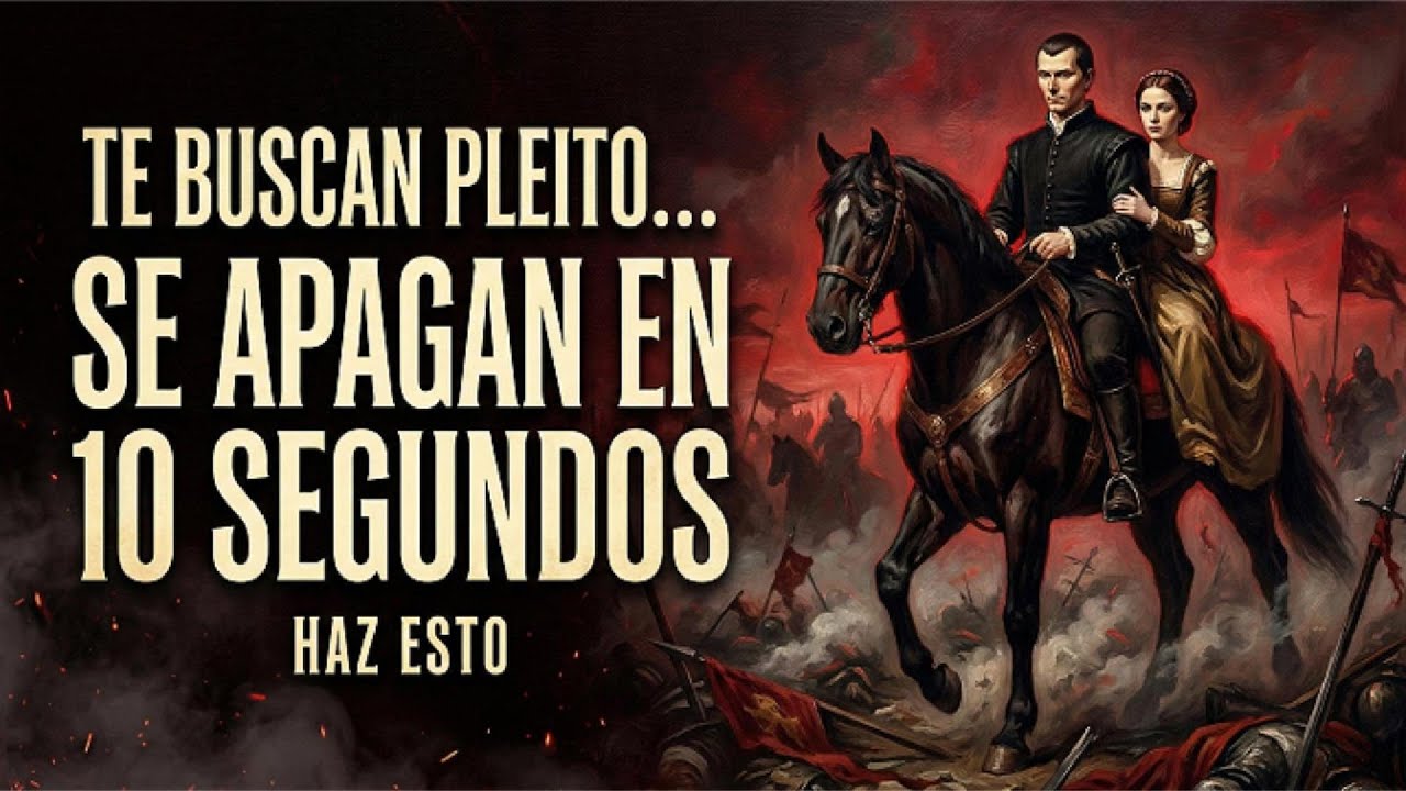 Te Buscan Pleito… Haz Esto y Se Apagan en 10 Segundos | Maquiavelo