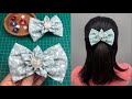 Hair Bow Clip ✅✅ How to make Fabric Bow tutorial.