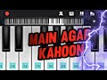 Main Agar Kahoon(Om Shanti Om)Mobile Perfect Piano Tutorial🔥
