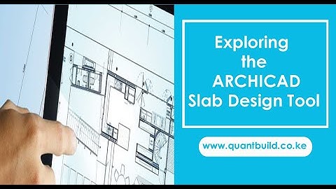 ARCHICAD - Exploring the Slab Design Tool