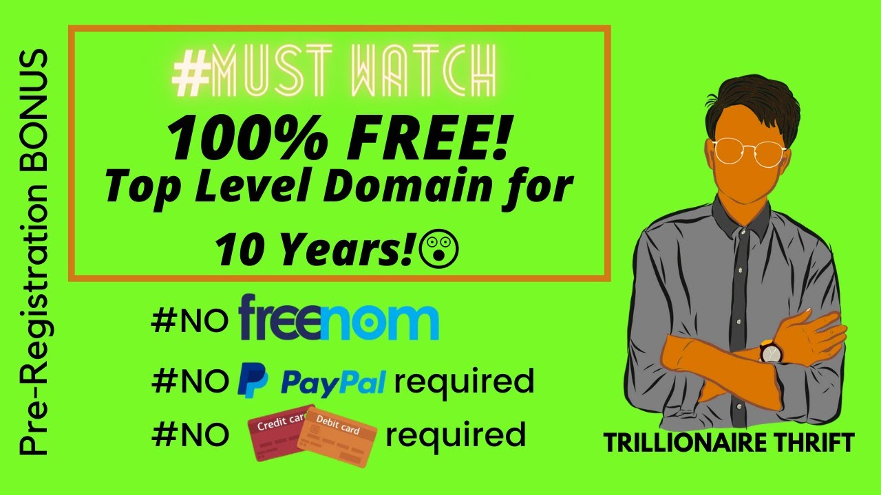 Free Top Level Domain Name for 10 Years| November 2020 Latest Trick| Do not Miss!!
