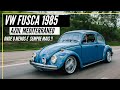 VW FUSCA 1985 AZUL MEDITERRÂNEO - MAIS UM MENOS E MAIS !!