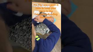 Everything Reading Notebook Pro Tip!