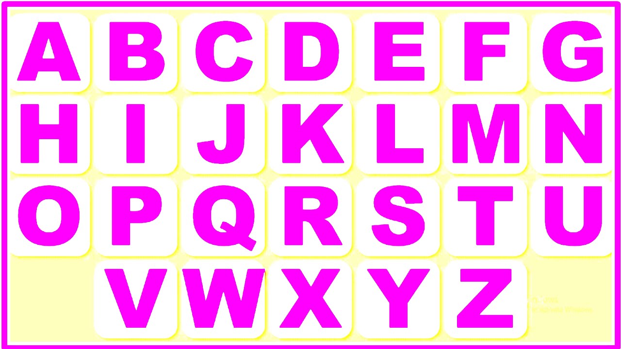 a b c d e f g h i j k l m n o p q r s t u v w x y z - capital alphabet ...