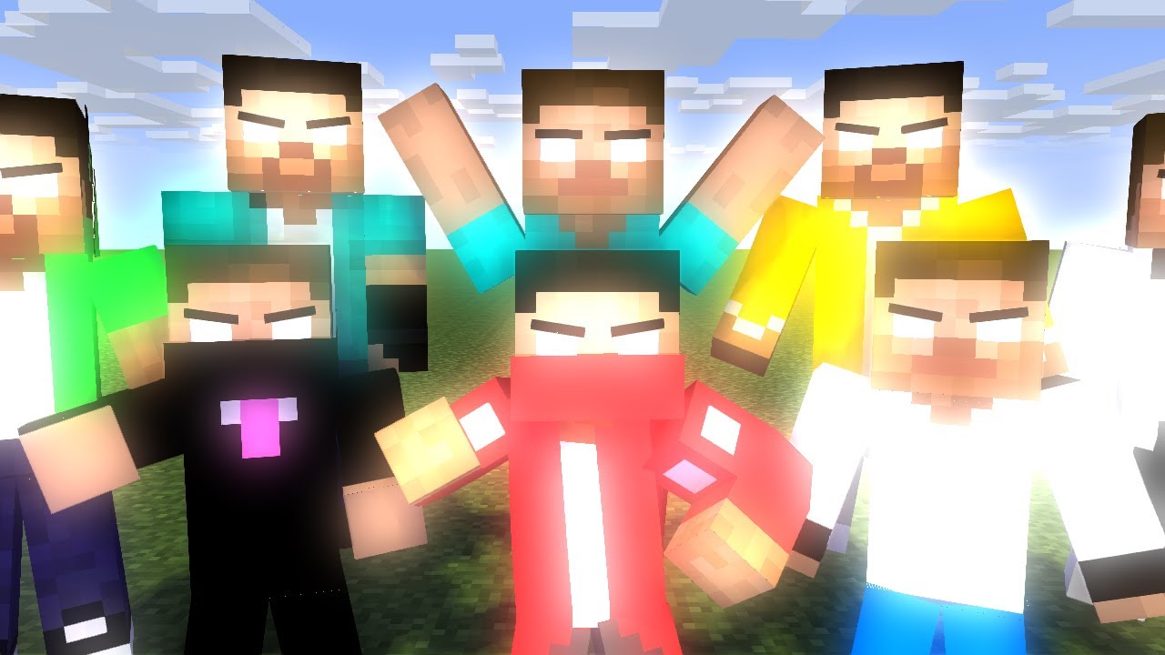 hero tonight dance with herobrine brother - YouTube