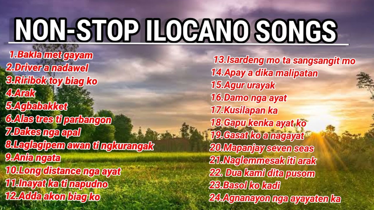 Nonstop Best Ilocano Songs Colection