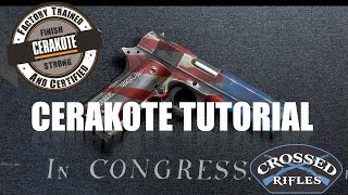 Distressed flag Cerakote tutorial