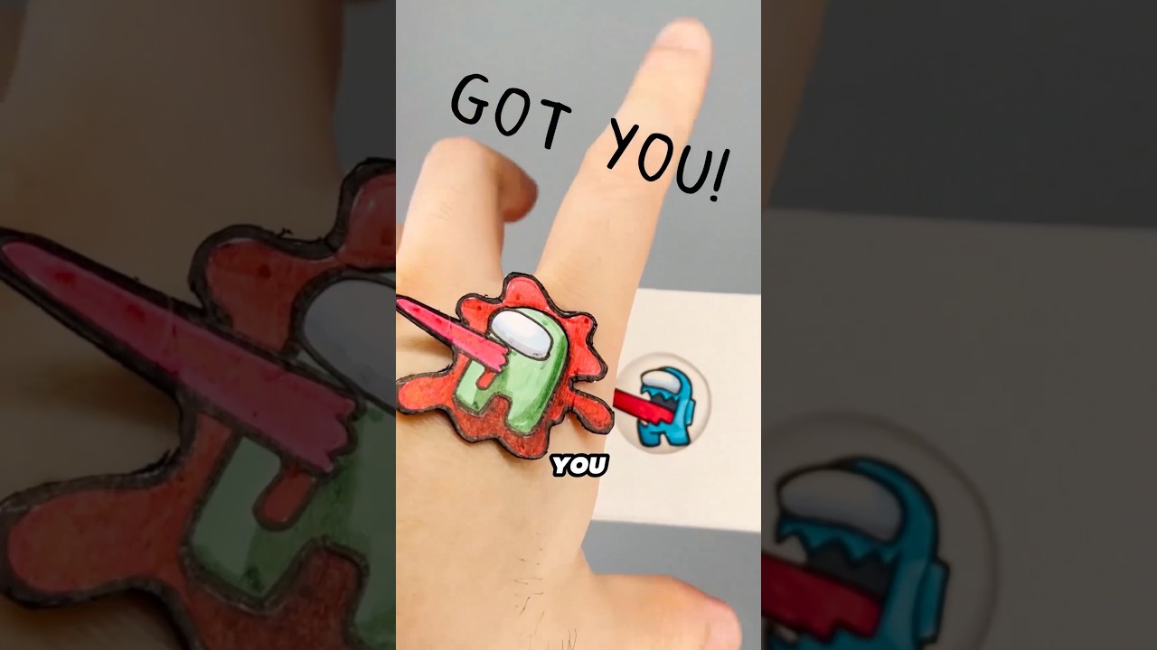 Among Us DIY Making An Imposter Magic Card😎 | Easy DIY Craft Tutorial 