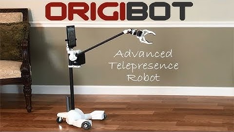 ORIGIBOT Carbon Fiber Advanced Telepresence Robot with Arm & Gripper