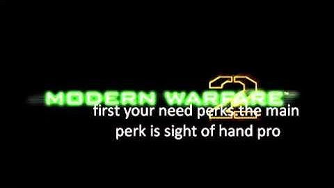 modern warfare 2 intervention quickscope class