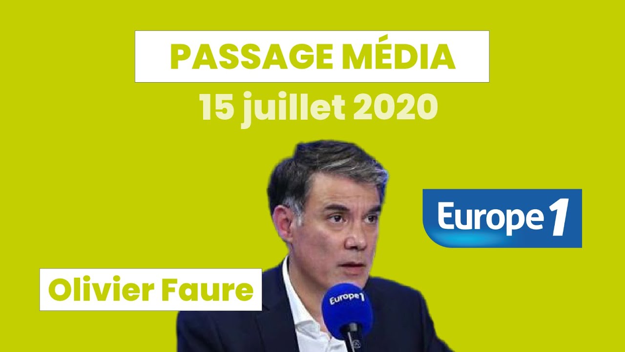 Europe 1 | Olivier Faure réagit au discours de Jean Castex ...