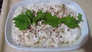 Салат из  баклажана и йогурта.Турецкий очень вкусный  рецепт.(Ссылка на видео, где я показываю, как можно подкоптить баклажаны для салата. https://www.youtube.com/watch?v=aSFTAPcELHQ&list=PLAMa5WuR..., 2017-02-13T11:00:05.000Z)