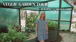 Vegetable Garden Tour: What I&#39;m growing in my backyard | Chicken Coop &amp; Farmers Market Countryside