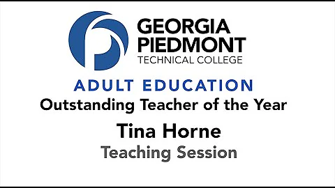 GPTC Tina Horne Teaching Session
