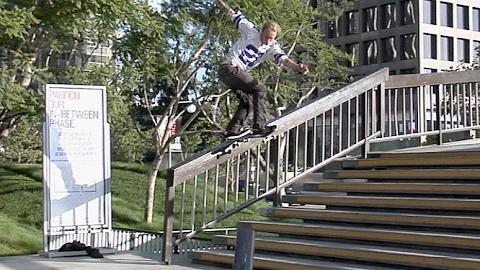 Cody Jacobson bs Tail Beverly Rail Raw Uncut