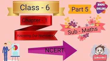 Class 6 Maths NCERT Chapter 1 Knowing Our numbers (part 5) | Exercise 1.1 Q. No. 3 and 4 @bmpsonline