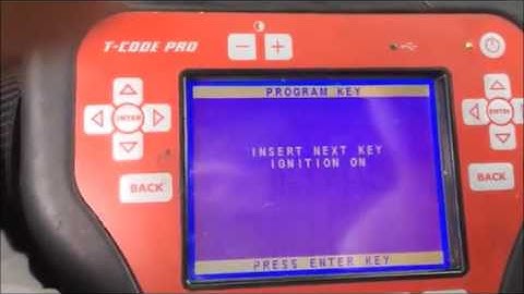 2015 Ford F 150 Clearing the My Key functions