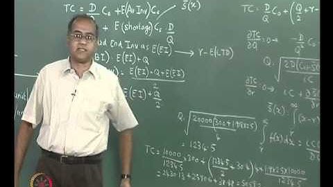 Mod-06 Lec-22 Integrated model, ROL for normal distribution of LTD and given mean