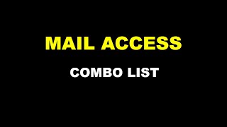 How to crack mail access combo lists
