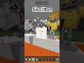 skeleton shocked 🤣#minecraft