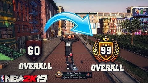 How to Rep up fast on NBA 2K19! GO FROM 60 OVERALL TO 99 OVERALL IN MONTHS! NBA 2K19 REP METHOD