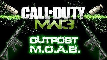 Fast M4A1 Moab on Outpost! - CoD: Mw3