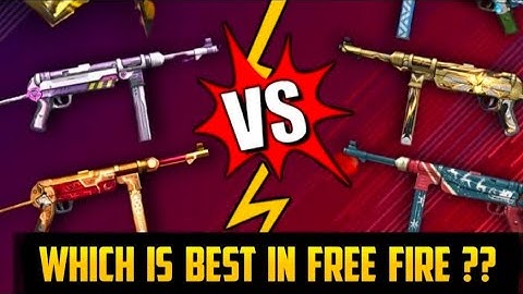 Top 5 mp40 Skins In Free Fire || Best Mp40 Skin In Free Fire || Mp40 Comparison