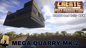 Fully AFK QUARRY for perimeter - Create mod 6.0.4