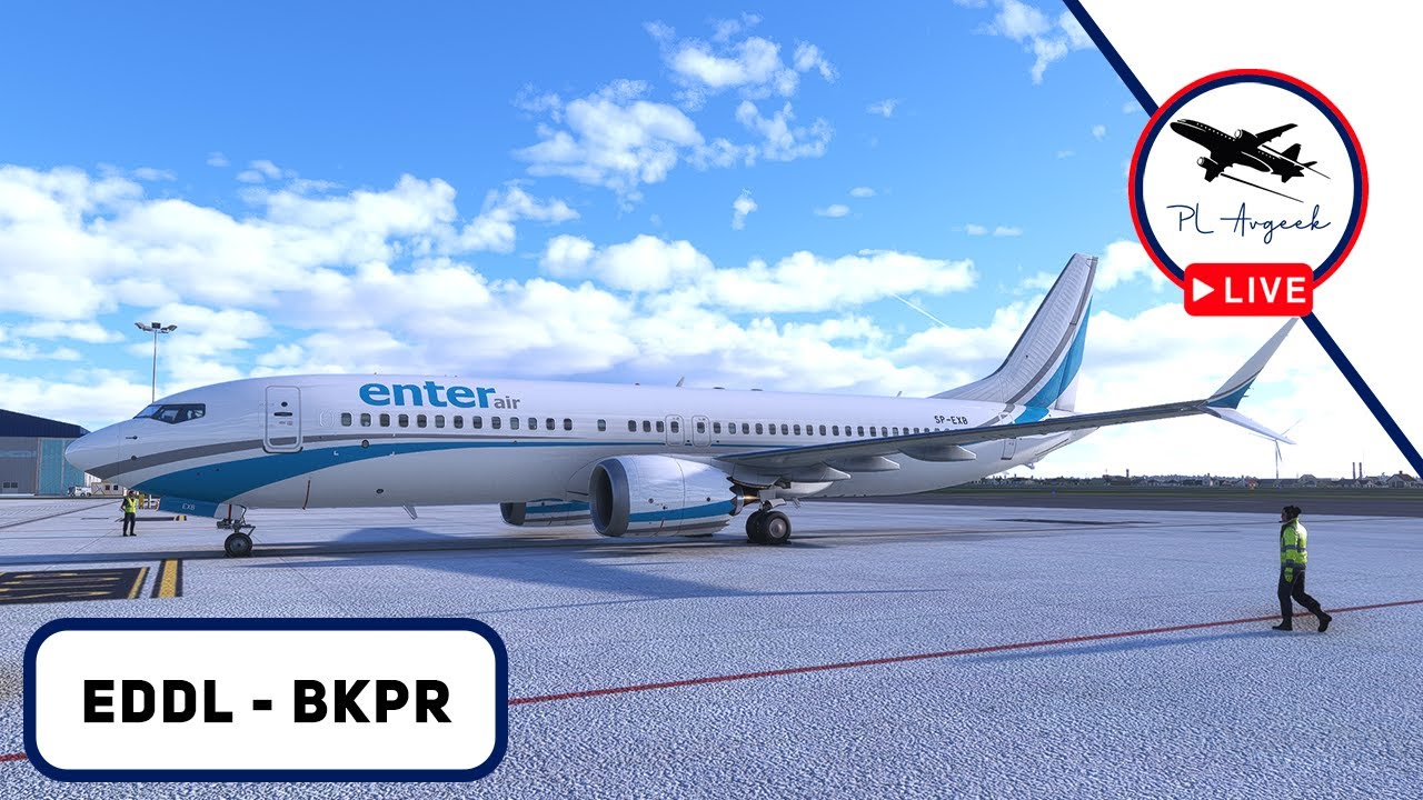 🔴MSFS2020: iFly Boeing 737 MAX 8 EDDL - BKPR