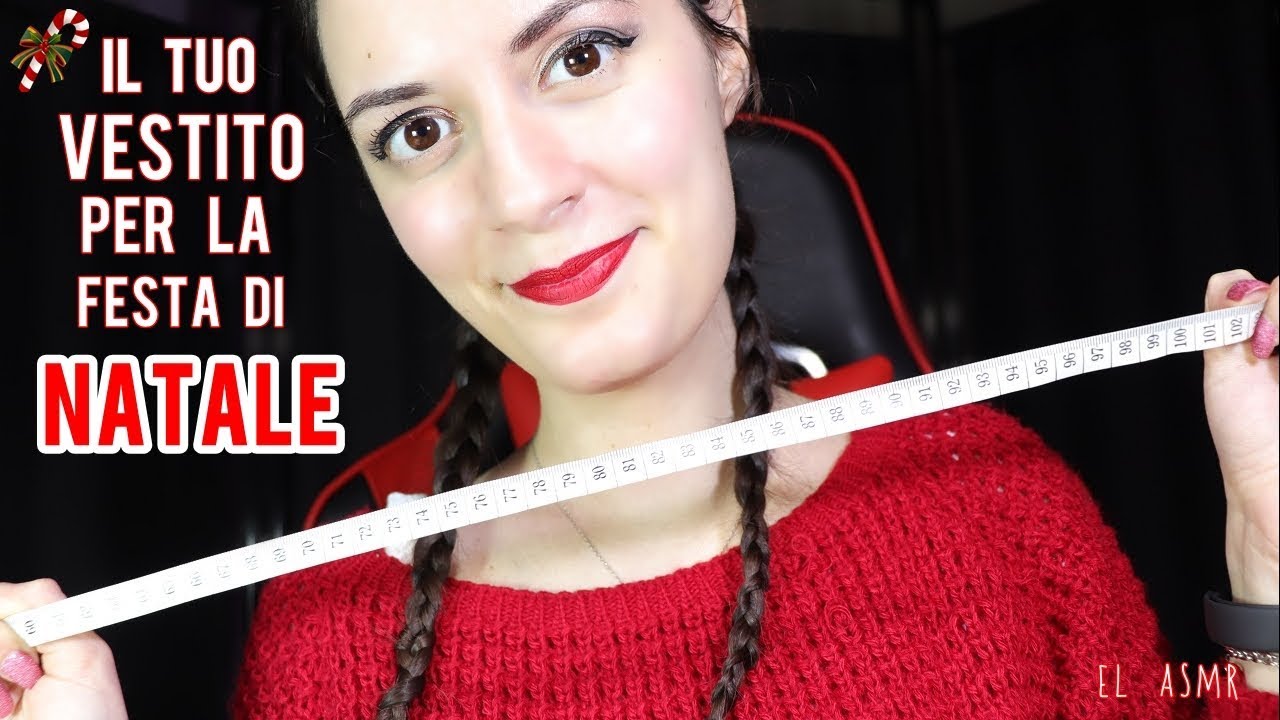 TI PRENDO LE MISURE PER IL TUO VESTITO DI NATALE!🎄 SARTA Roleplay| ASMR Ita