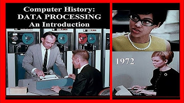 Computer History: DATA PROCESSING Introduction (1972) (IBM 360, Burroughs, CDC, MICR, punch cards)