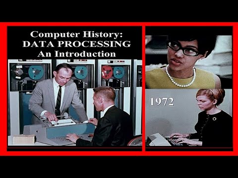 Computer History: DATA PROCESSING Introduction (1972) (IBM 360, Burroughs, CDC, MICR, punch cards)